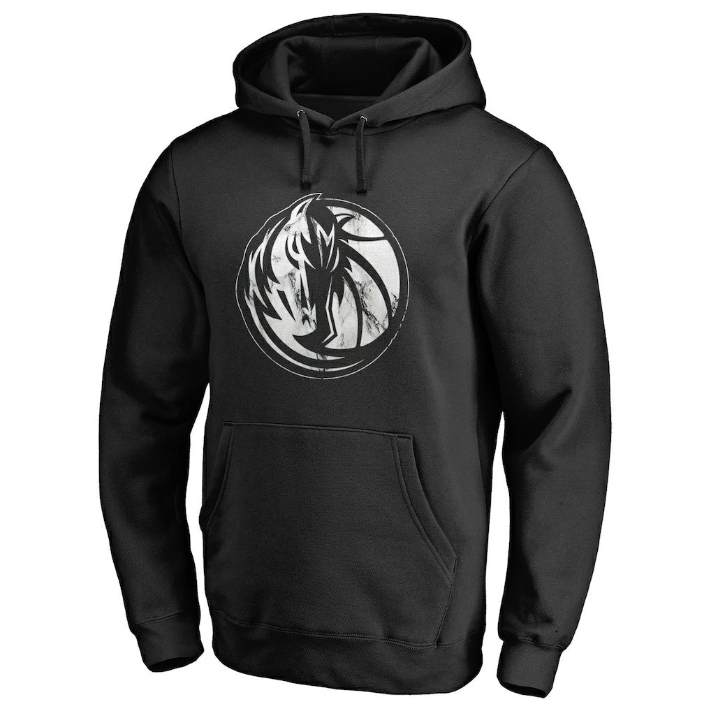 Dallas Mavericks Marble Logo Pullover Hoodie sale - Black outlet