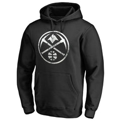 Denver Nuggets Marble Logo Pullover Hoodie sale - Black outlet