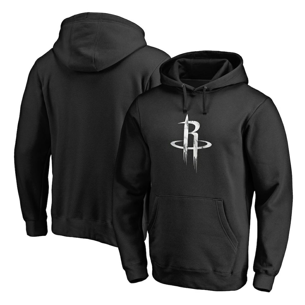 Houston Rockets Marble Logo Pullover Hoodie sale - Black online