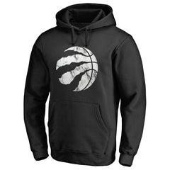 Toronto Raptors Marble Logo Pullover Hoodie - Black outlet