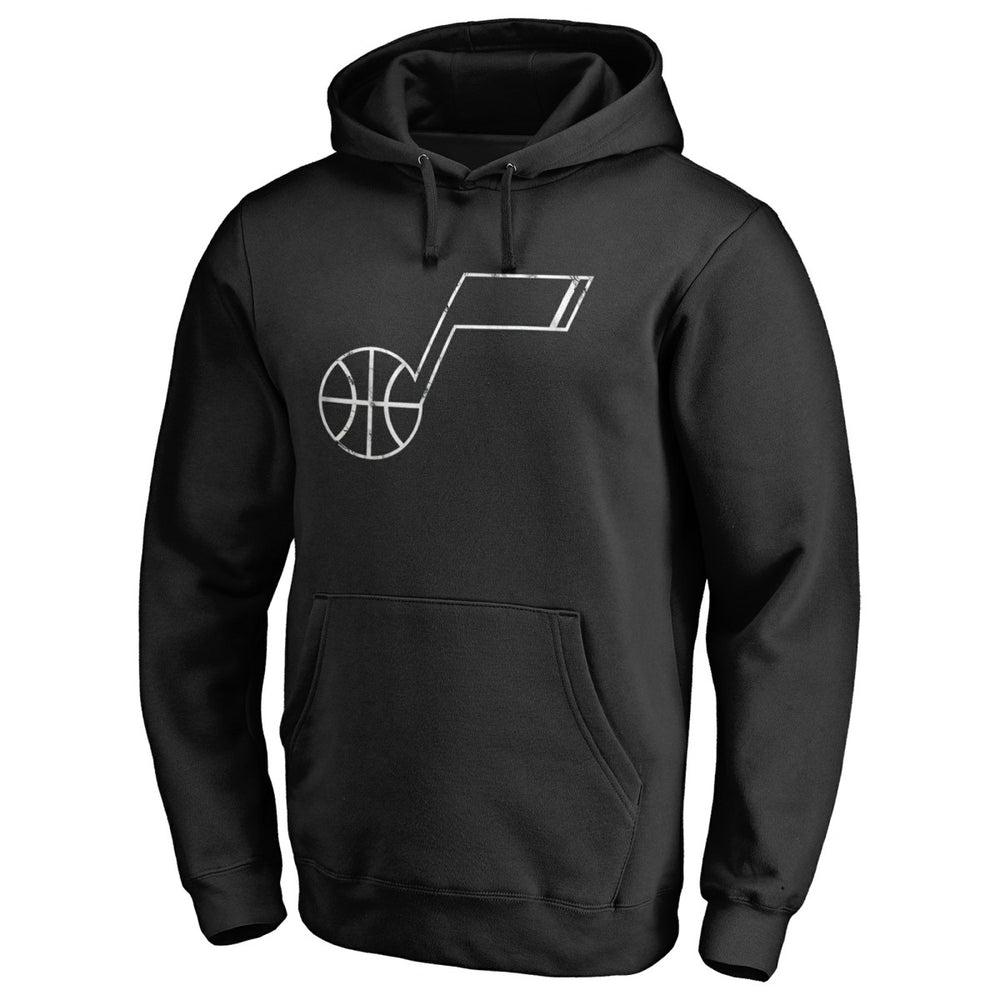 Utah Jazz Marble Logo Pullover Hoodie - Black online