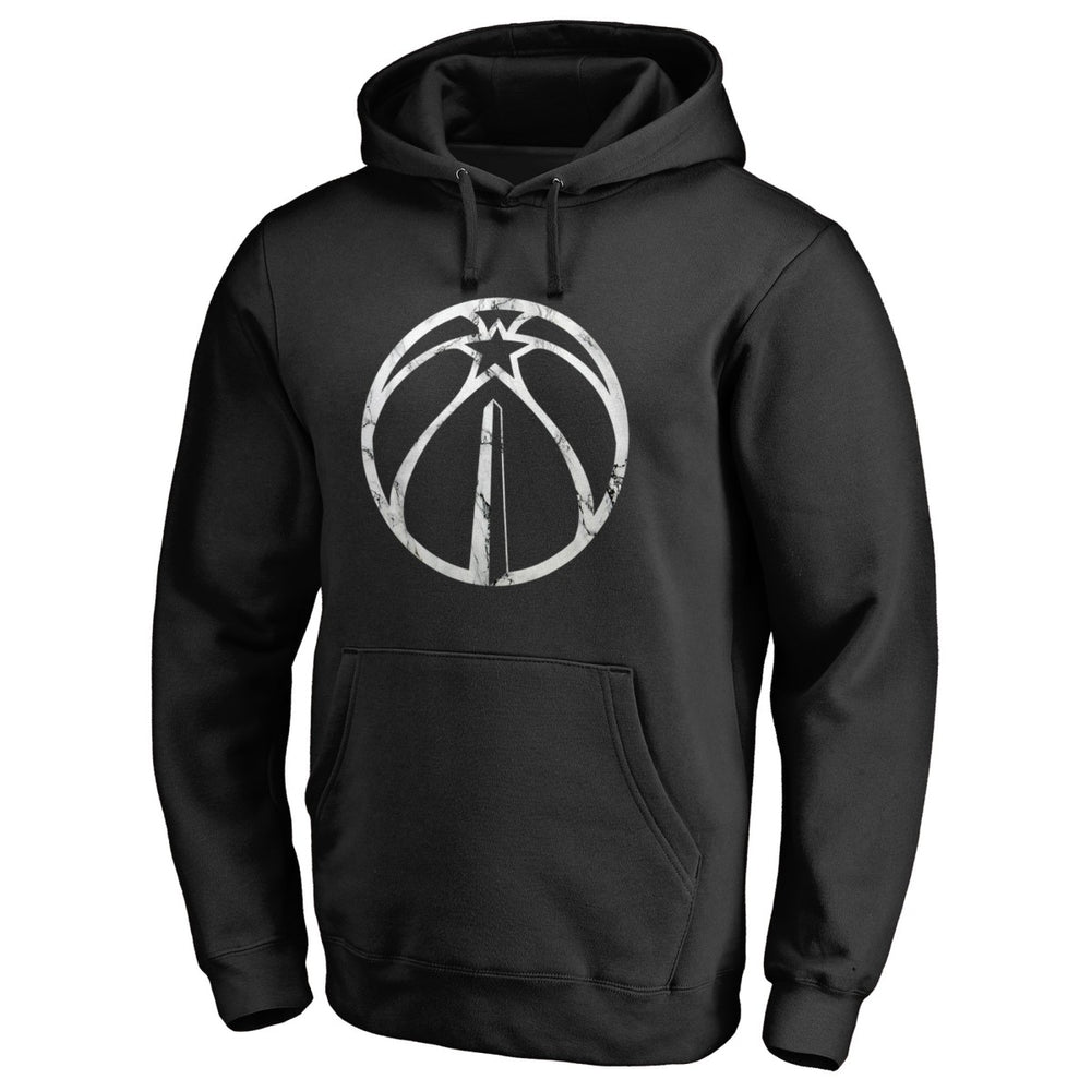 Washington Wizards Marble Logo Pullover Hoodie - Black cheap