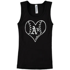 Athletics Soft as a Grape Youth Cotton Tank Top Black