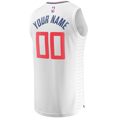 LA Clippers Youth Fast Break Custom Replica Jersey White - Association Edition outlet