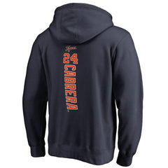 Miguel Cabrera Detroit Tigers Backer Pullover Hoodie Navy