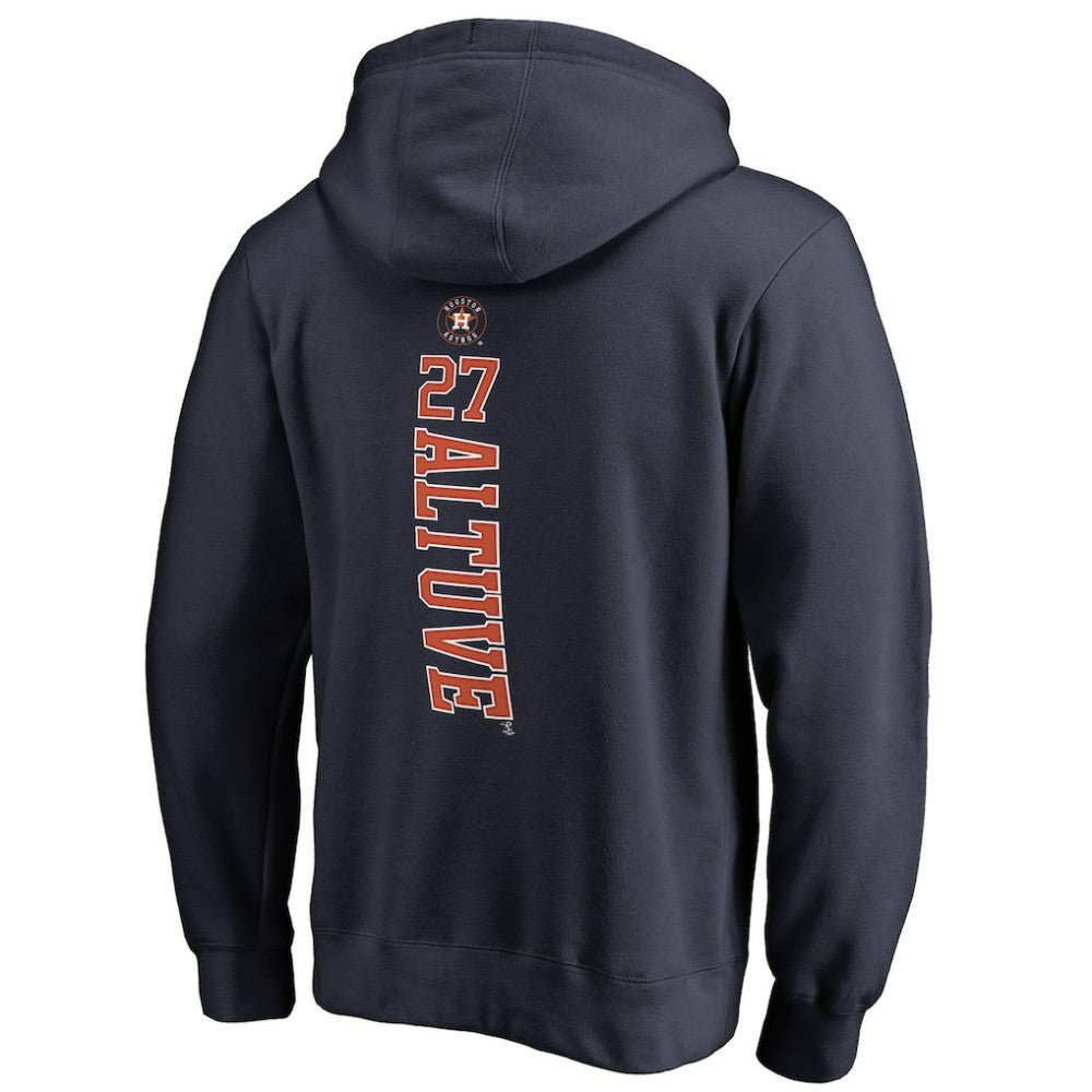 Jose Altuve Houston Astros Backer Pullover Hoodie Navy
