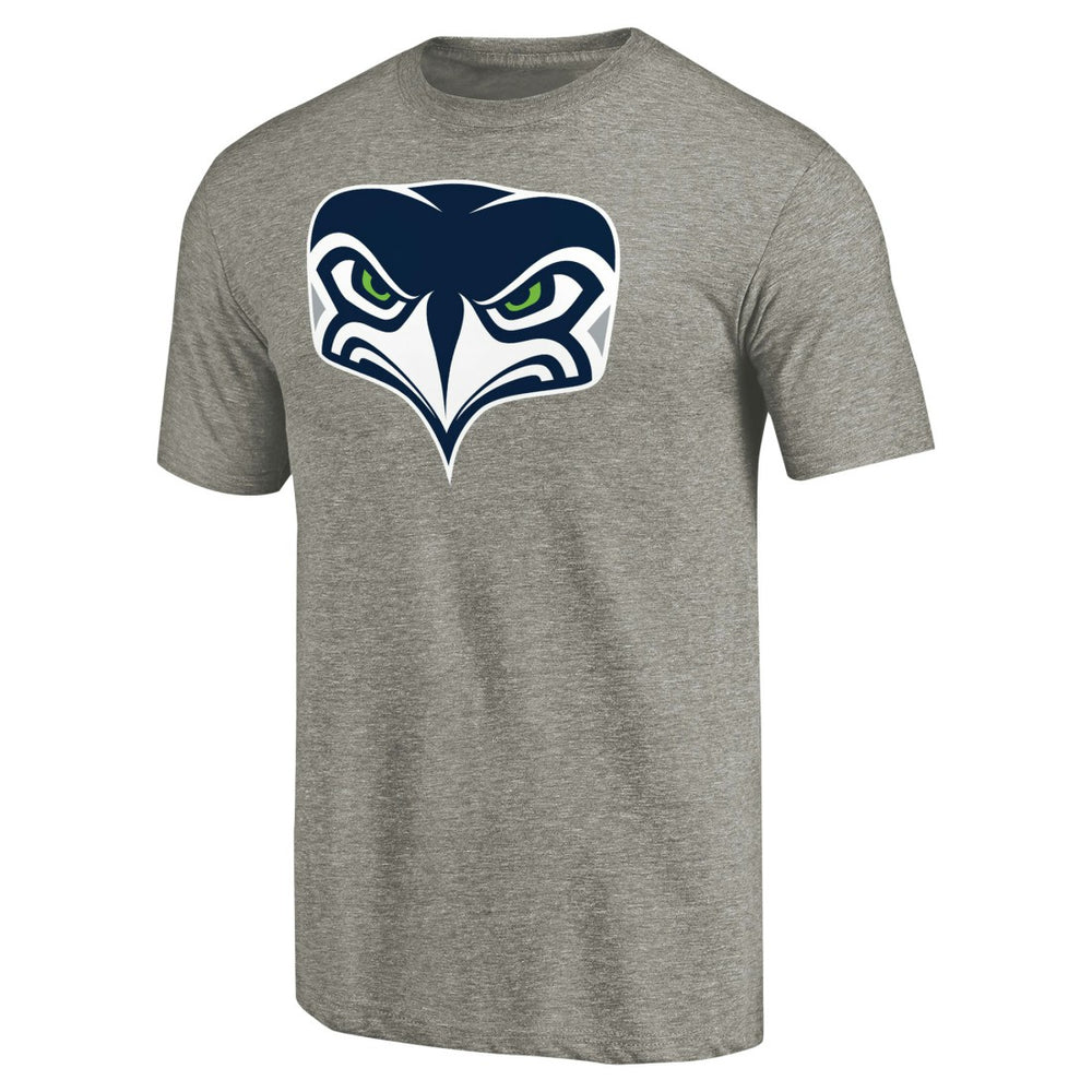 Seattle Seahawks Alternate Team Logo Gear Tri-Blend T-Shirt - Ash on sale