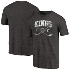 Los Angeles Kings Vintage Collection Line Shift Tri-Blend T-Shirt - Black T-shirts