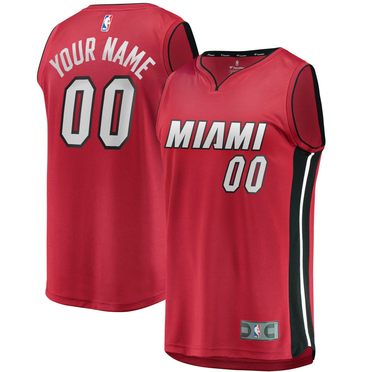 Miami Heat Youth Fast Break Replica Custom Jersey Red - Statement Edition sale