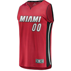 Miami Heat Youth Fast Break Replica Custom Jersey Red - Statement Edition sale