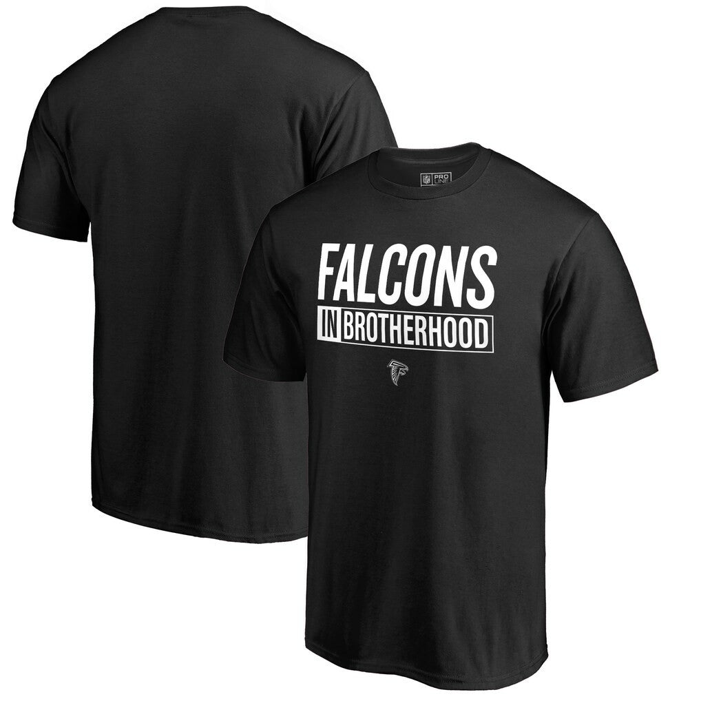 Atlanta Falcons Brotherhood Stack T-Shirt - Black cheap