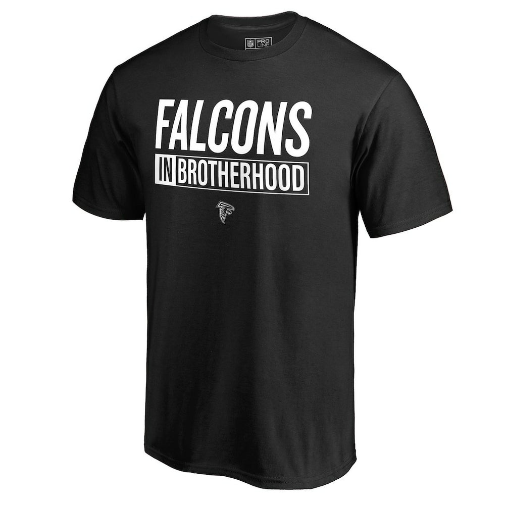 Atlanta Falcons Brotherhood Stack T-Shirt - Black cheap