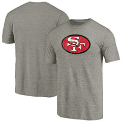 San Francisco 49ers Throwback Logo Tri-Blend T-Shirt - Ash discount