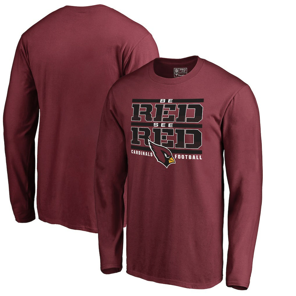 Arizona Cardinals Hometown Collection Long Sleeve T-Shirt - Cardinal on sale
