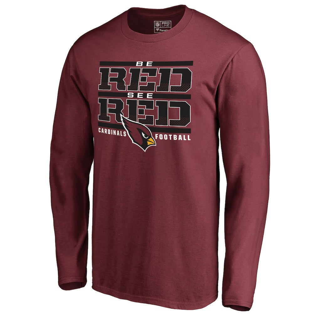 Arizona Cardinals Hometown Collection Long Sleeve T-Shirt - Cardinal on sale