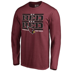 Arizona Cardinals Hometown Collection Long Sleeve T-Shirt - Cardinal on sale