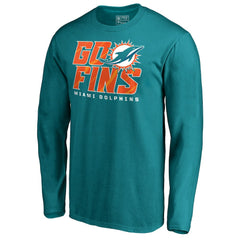 Miami Dolphins Hometown Collection Long Sleeve T-Shirt - Aqua outlet