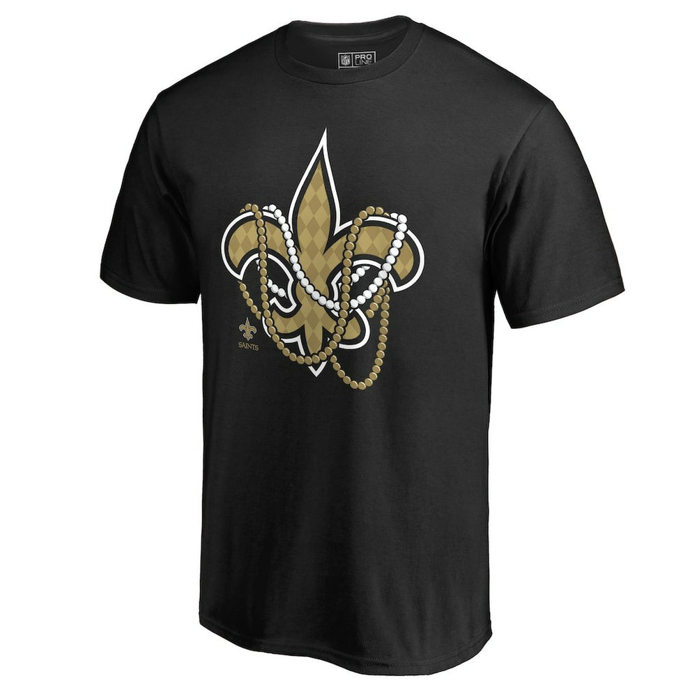 New Orleans Saints Beads Hometown Collection T-Shirt - Black discount