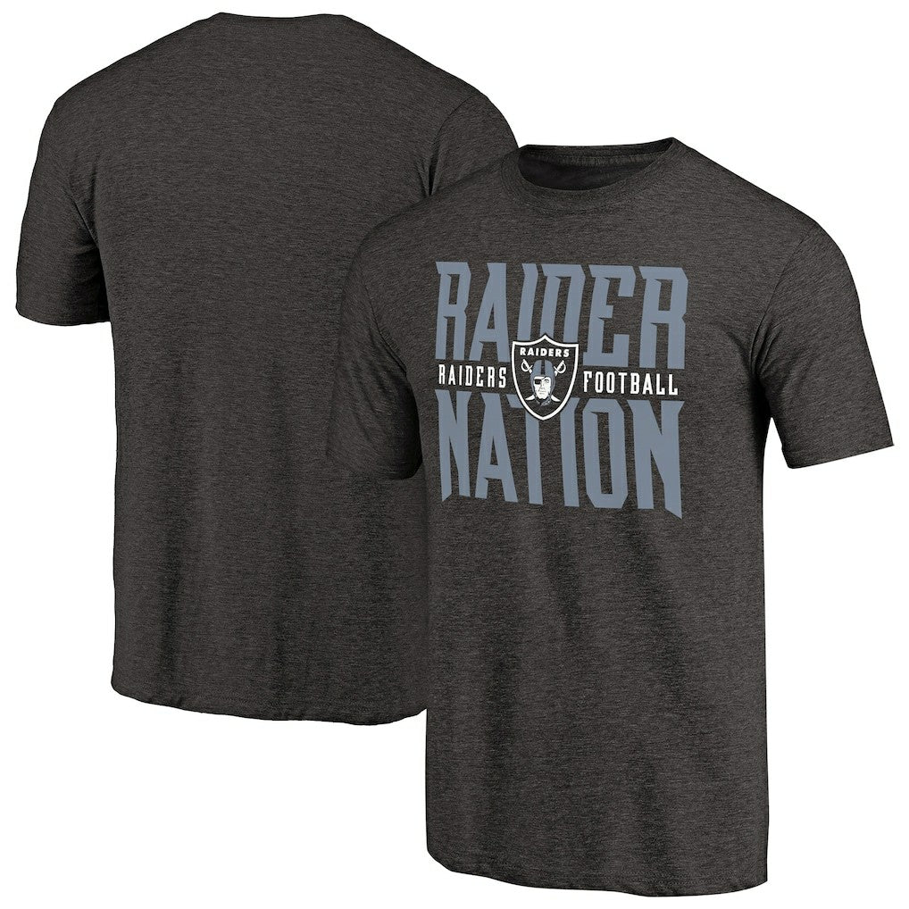 Las Vegas Raiders Hometown Collection Tri-Blend T-Shirt - Heathered Black outlet