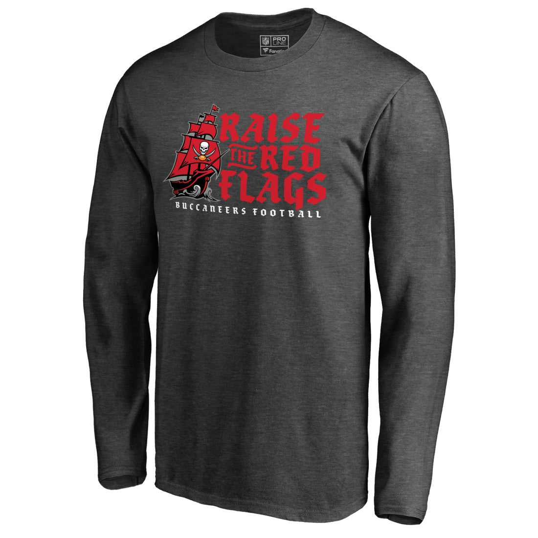 Tampa Bay Buccaneers Hometown Collection Long Sleeve T-Shirt - Heathered Gray cheap