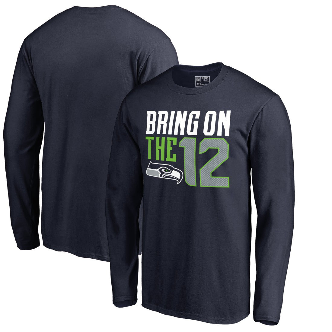 Seattle Seahawks Hometown Collection Long Sleeve T-Shirt - College Navy discount