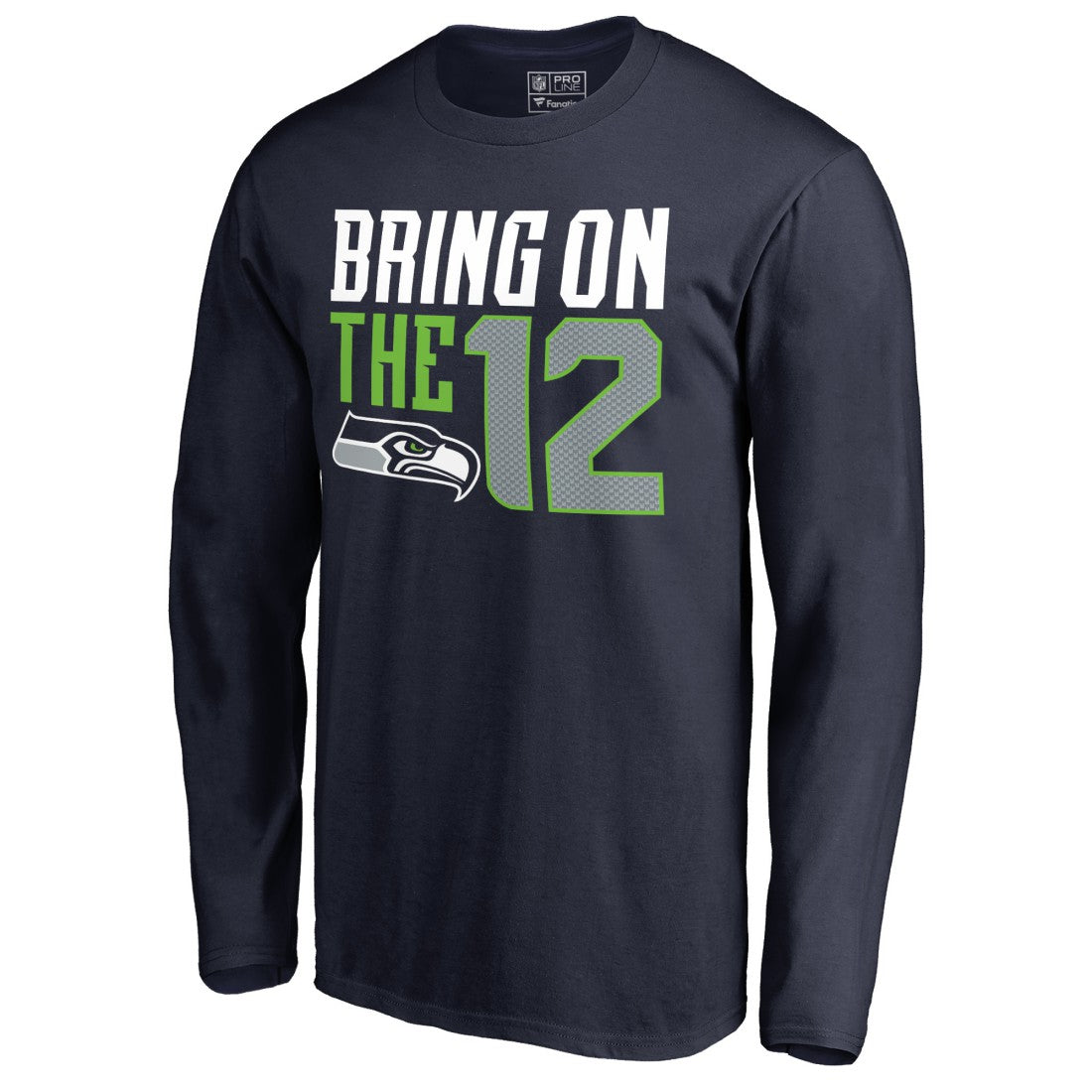 Seattle Seahawks Hometown Collection Long Sleeve T-Shirt - College Navy discount