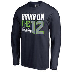 Seattle Seahawks Hometown Collection Long Sleeve T-Shirt - College Navy discount