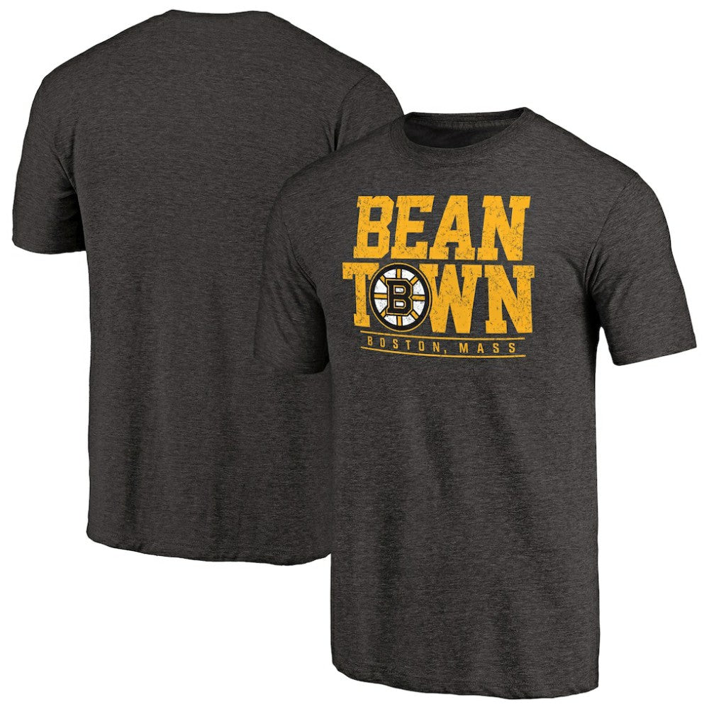 Boston Bruins Hometown Collection Tri-Blend T-Shirt - Black T-shirts