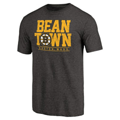 Boston Bruins Hometown Collection Tri-Blend T-Shirt - Black T-shirts