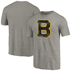 Boston Bruins Hometown Collection Tri-Blend T-Shirt - Gray T-shirts