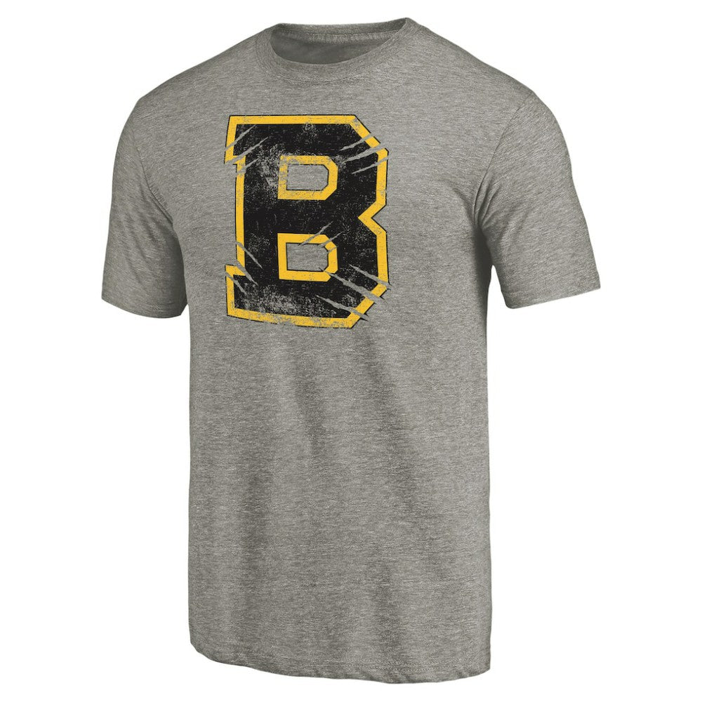 Boston Bruins Hometown Collection Tri-Blend T-Shirt - Gray T-shirts