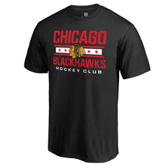 Chicago Blackhawks Hometown Collection Local T-Shirt - Black T-shirts
