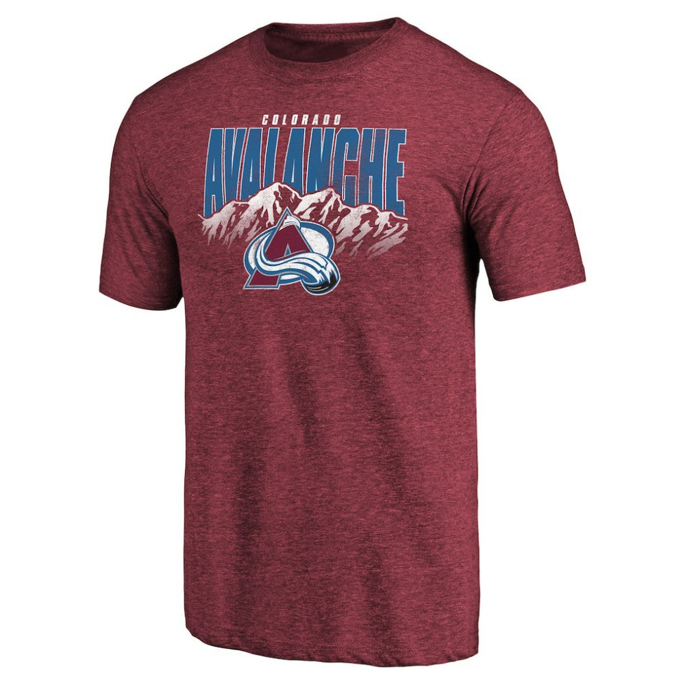 Colorado Avalanche Hometown Collection Tri-Blend T-Shirt - Burgundy T-shirts