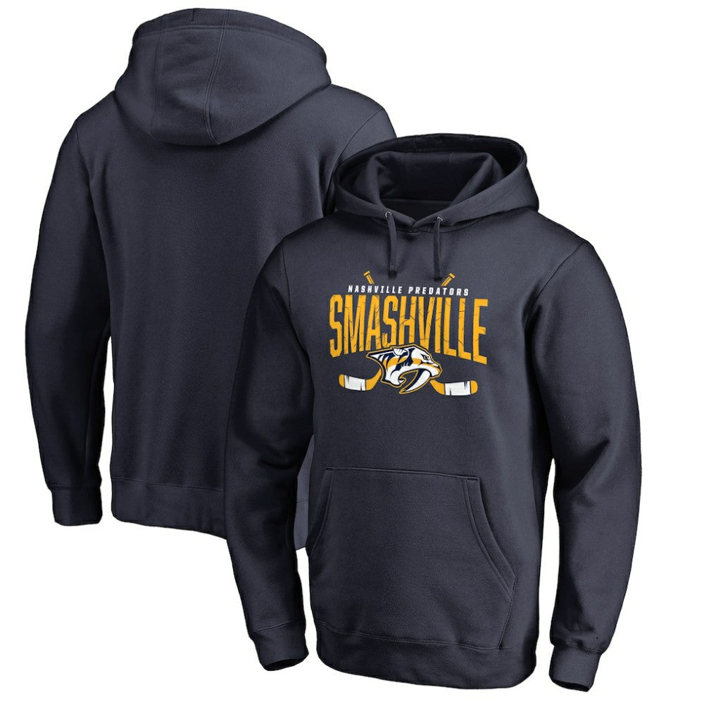 Nashville Predators Hometown Collection Pullover Hoodie - Navy Hoodies