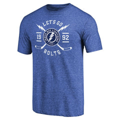 Tampa Bay Lightning Hometown Collection Tri-Blend T-Shirt - Blue T-shirts