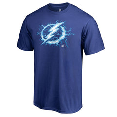 Tampa Bay Lightning Logo Hometown Collection Local T-Shirt - Blue T-shirts