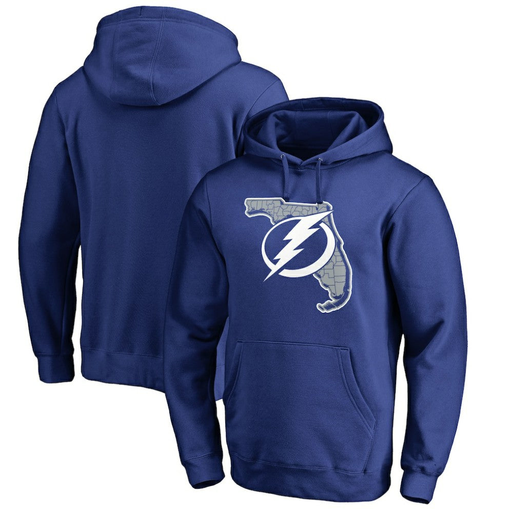 Tampa Bay Lightning State Hometown Collection Pullover Hoodie - Blue Hoodies