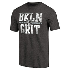 Brooklyn Nets Brick Work Hometown Collection Tri-Blend T-Shirt - Black shop