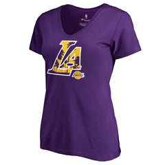 Los Angeles Lakers Women's Sunset Blvd Hometown Collection T-Shirt - Purple sale