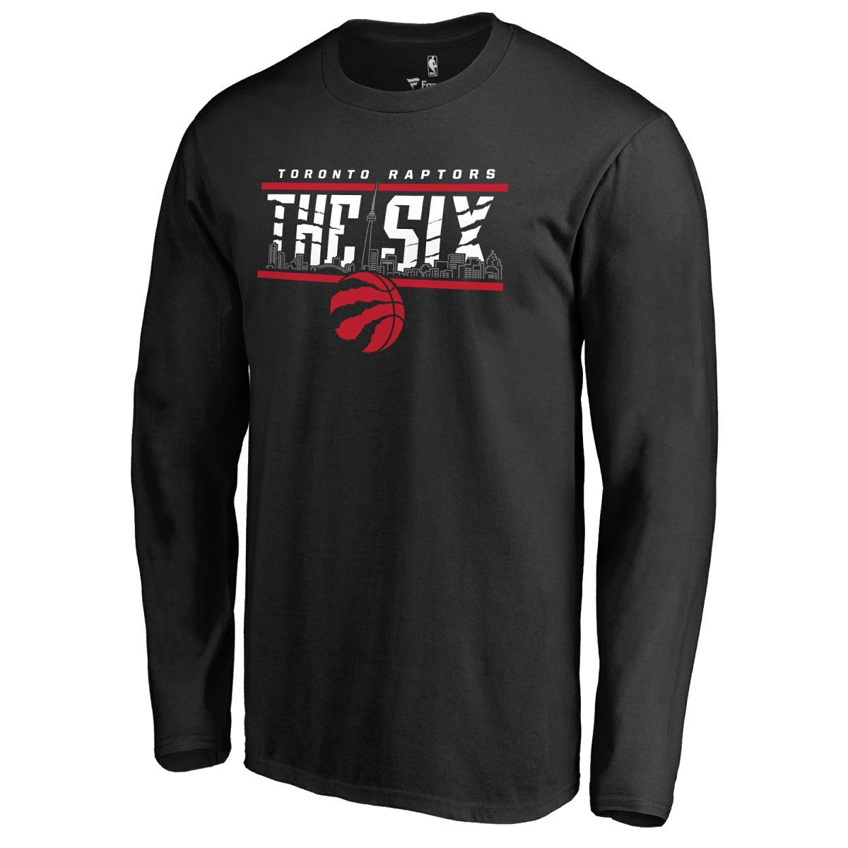 Toronto Raptors The Six Hometown Collection Long Sleeve T-Shirt - Black sale