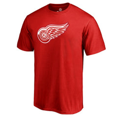 Dylan Larkin Detroit Red Wings Team Logo Backer Name & Number T-Shirt - Red T-shirts