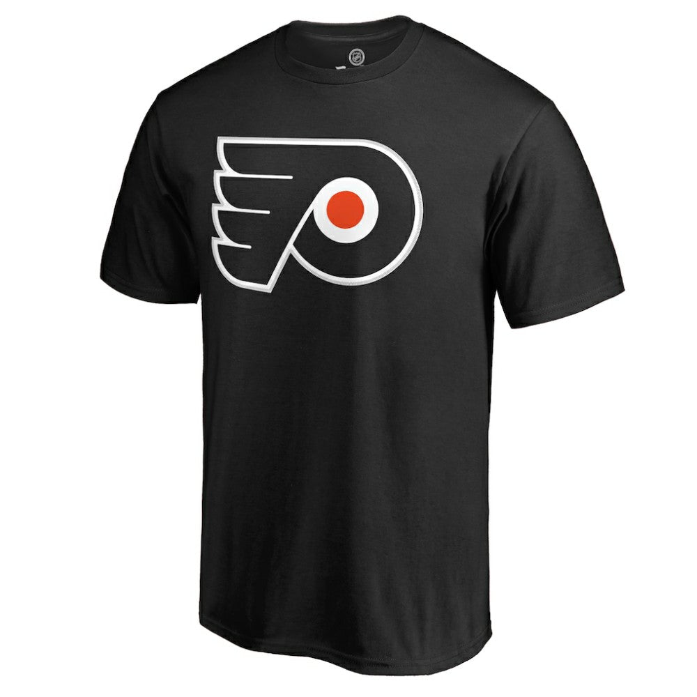 Travis Konecny Philadelphia Flyers Team Logo Backer Name & Number T-Shirt - Black T-shirts