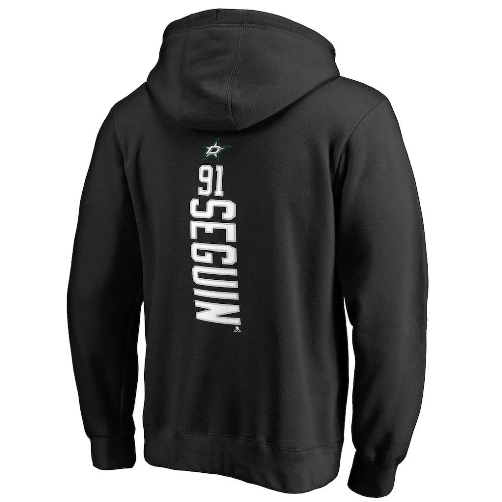 Tyler Seguin Dallas Stars Backer Name & Number Pullover Hoodie - Black Hoodies