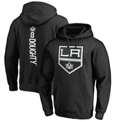 Drew Doughty Los Angeles Kings Backer Name & Number Pullover Hoodie - Black Hoodies