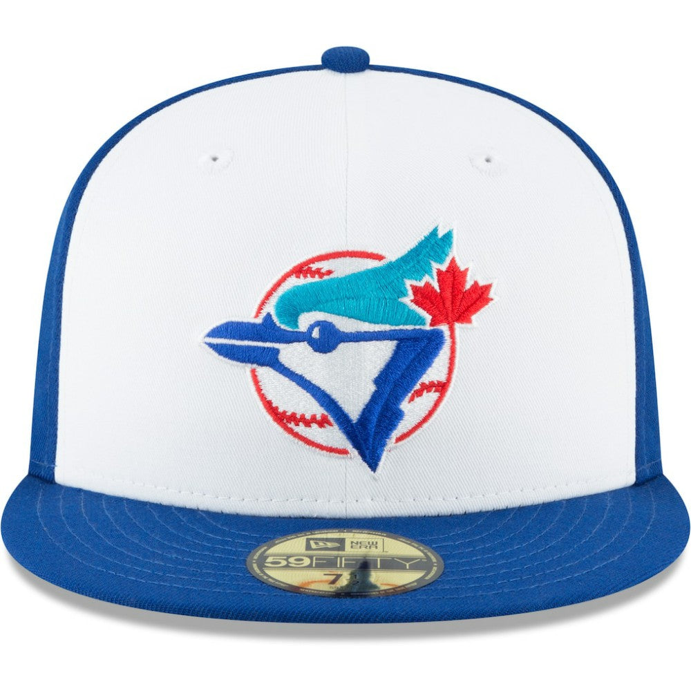 Toronto Blue Jays Cooperstown Collection Wool 59FIFTY Fitted Hat White