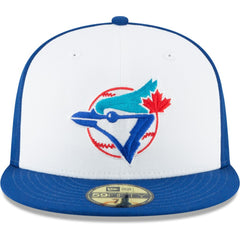 Toronto Blue Jays Cooperstown Collection Wool 59FIFTY Fitted Hat White