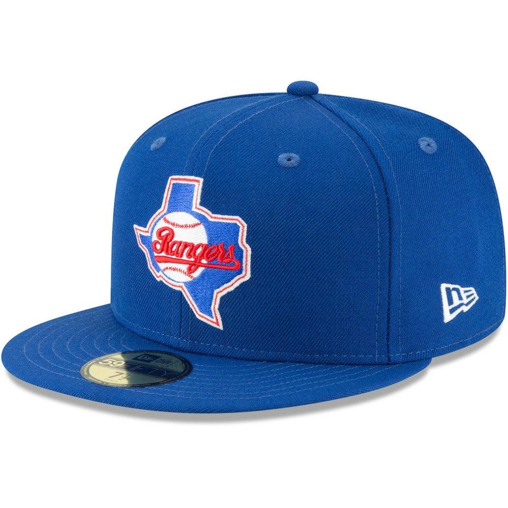 Texas Rangers Cooperstown Collection Wool 59FIFTY Fitted Hat Blue
