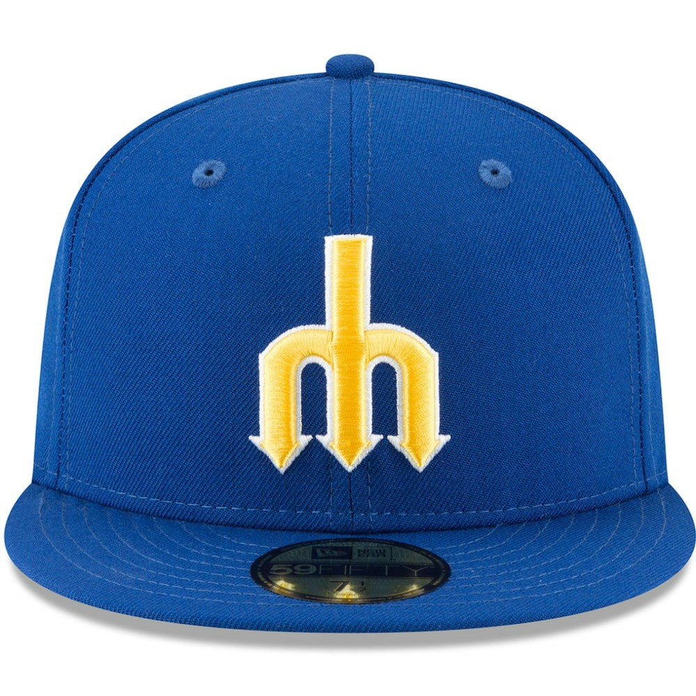 Seattle Mariners Cooperstown Collection Wool 59FIFTY Fitted Hat Blue
