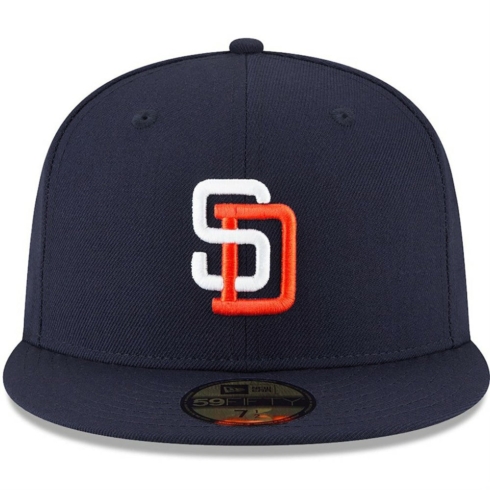 San Diego Padres Cooperstown Collection Wool 59FIFTY Fitted Hat Navy