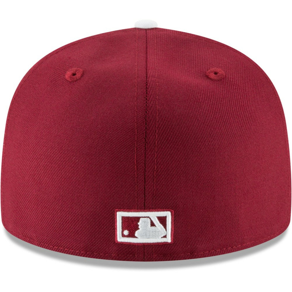 Philadelphia Phillies Cooperstown Collection Wool 59FIFTY Fitted Hat Maroon